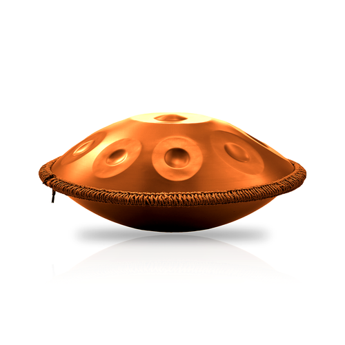 Handpan Cuivre Ré Mineur 9 notes — Sonorité Chaude Artisanale Premium — Musical Hand