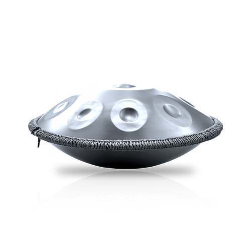 Handpan Argent Ré Kurd 9 notes — Son Cristallin Méditation et Yoga — Musical Hand