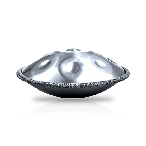 Handpan Argent Ré Kurd 10 notes — Son Cristallin Palette Étendue — Musical Hand