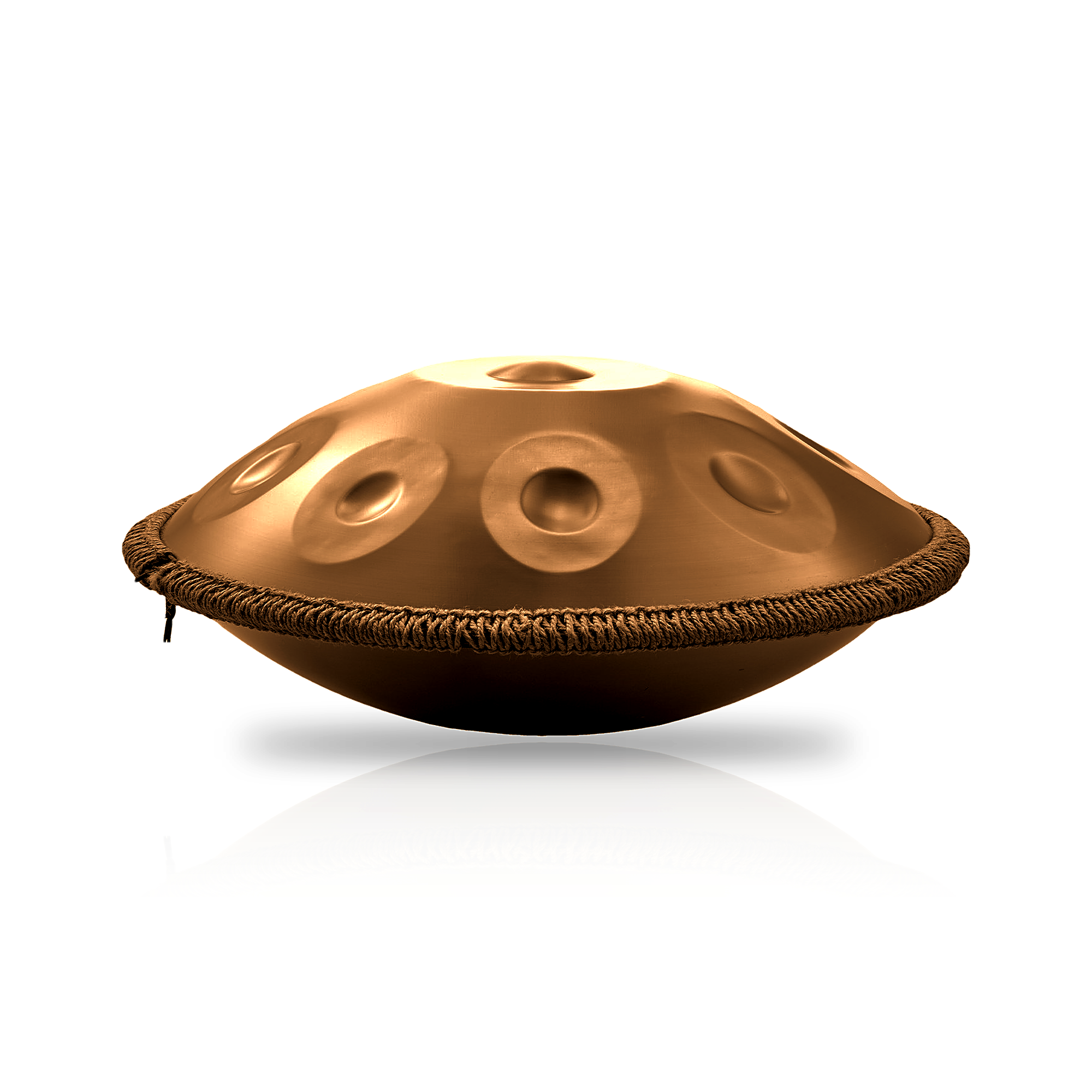 Handpan Earth Naturel Ré Kurd 9 notes — Acier Brut Son Tellurique — Musical Hand