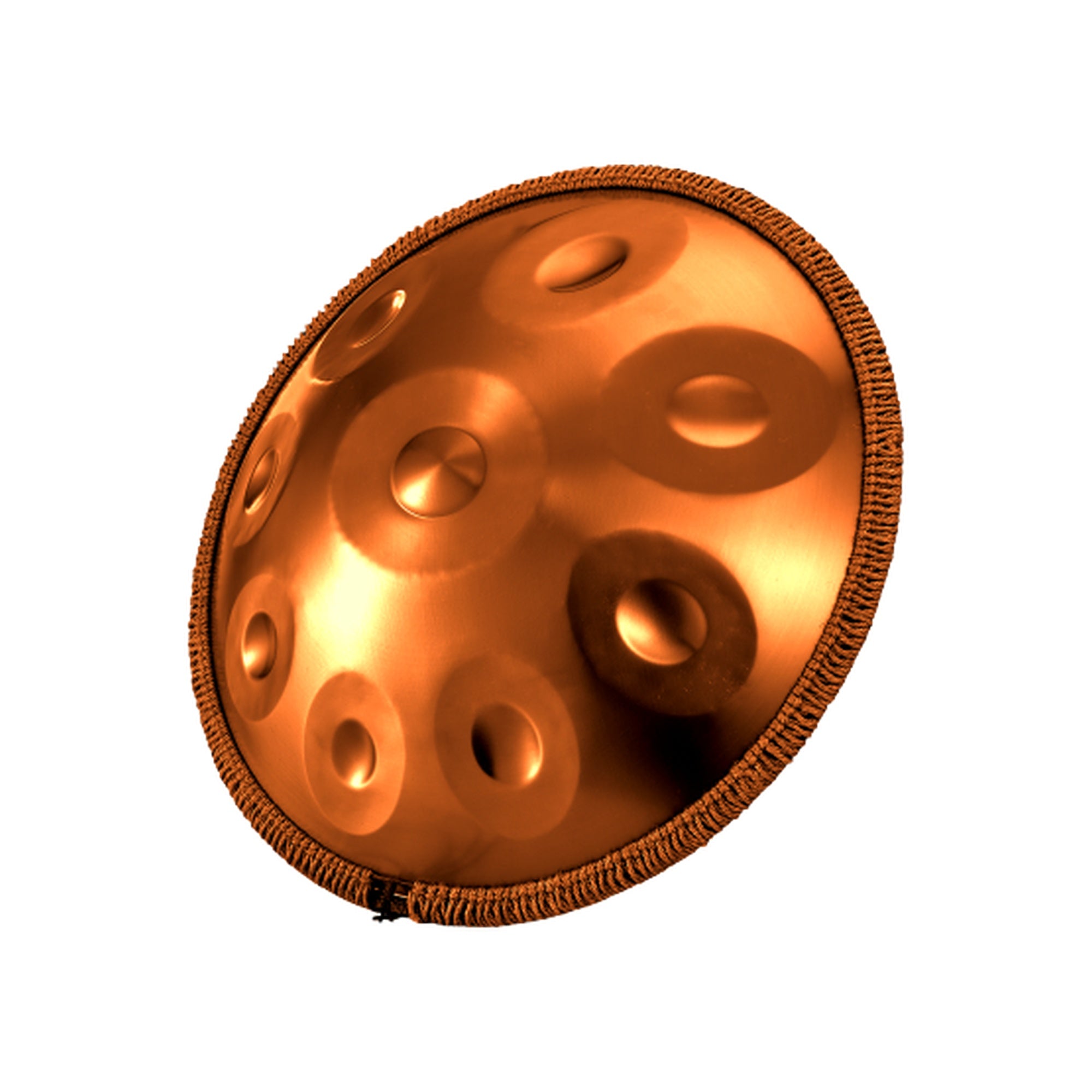 Handpan Cuivre Ré Mineur 9 notes — Sonorité Chaude Artisanale Premium — Musical Hand