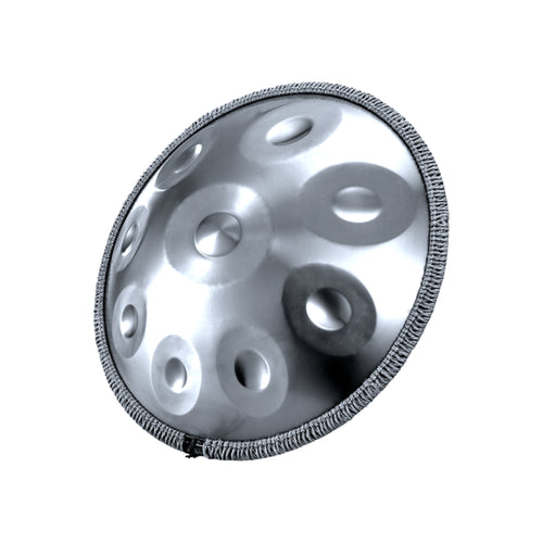 Handpan Argent Ré Kurd 9 notes — Son Cristallin Méditation et Yoga — Musical Hand