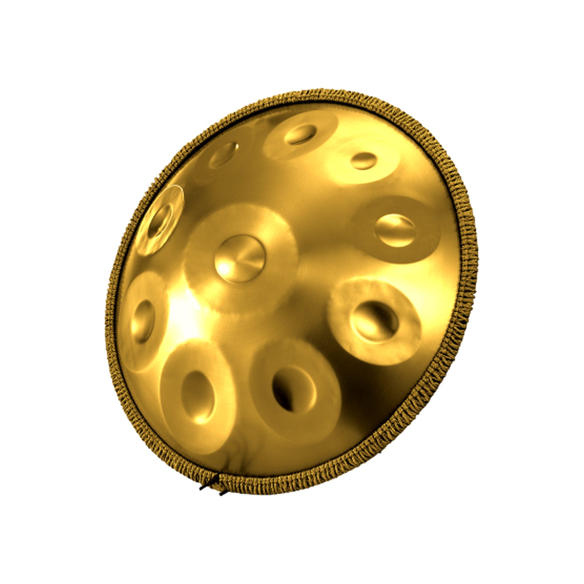 Handpan Doré Ré Mineur 10 notes — Palette Mélodique Élargie Pro — Musical Hand