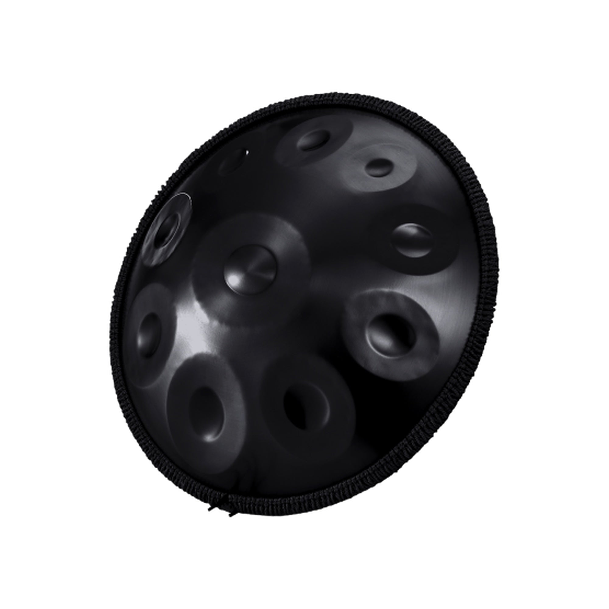 Handpan Noir Ré Mineur 10 notes — Best-Seller Pro Scène et Studio — Musical Hand